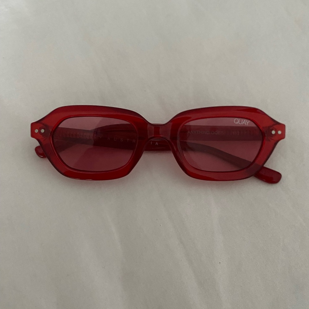 Quay Red Sunglasses